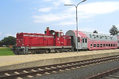 GKB (Graz-Köflacher Bahn), Graz Strassgang, 7. July 2004